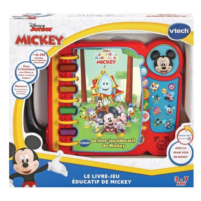 VTECH - MICKEY - Mon Livre-Jeu Educatif - Jeux éducatifs | Loulomax